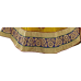 Triveni Marvelous Yellow Colored Border Worked Net Jacquard Lehenga Choli